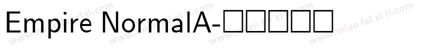 Empire NormalA字体转换